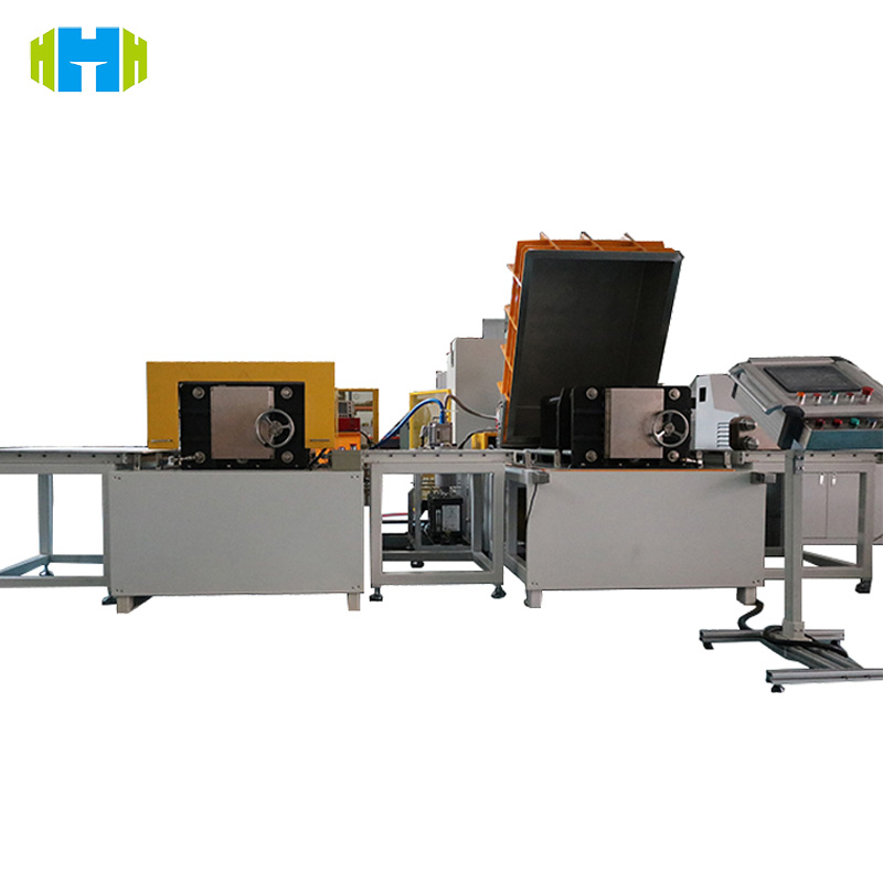 Helium leak detection system for plate heat exchangers